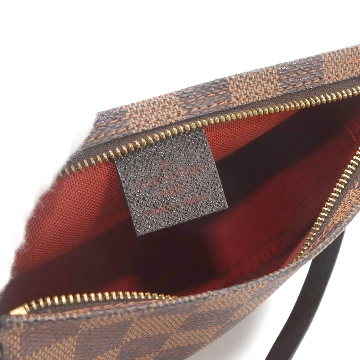 Damier Truth Makeup Pouch Hand Bag Ebene N51982 Purse