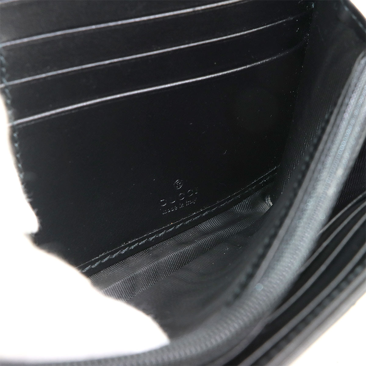 GG Marmont Continental Long Wallet Leather Black 443436 Purse