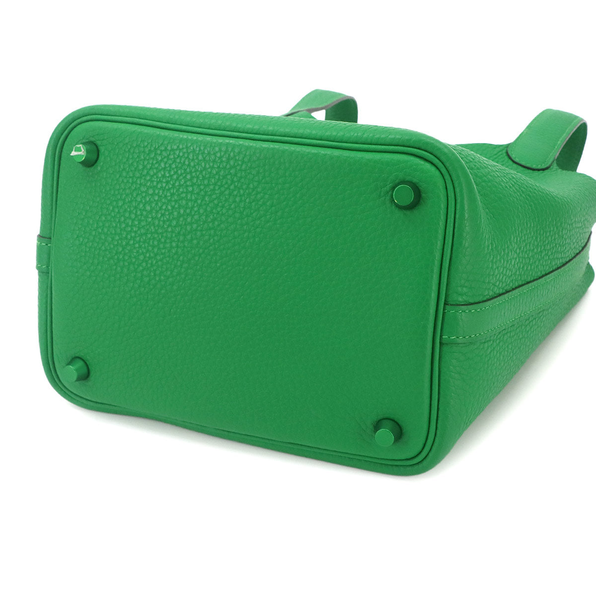 Picotin Lock PM Monochrome So Green Hand Bag Bambou