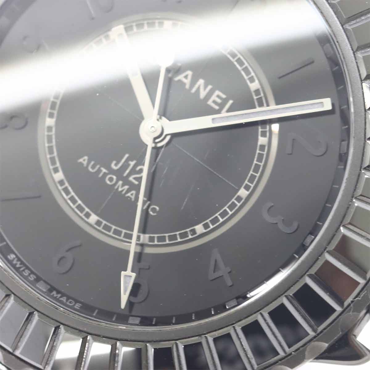 J12 Edition Noir H6347 38mm Automatic Black Ceramic Mens Watch