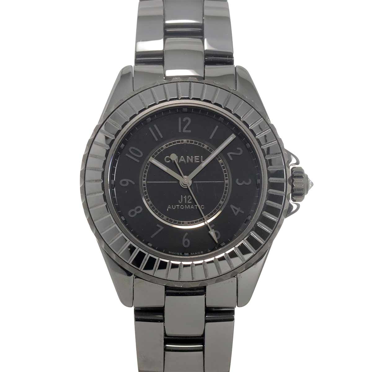 J12 Edition Noir H6347 38mm Automatic Black Ceramic Mens Watch