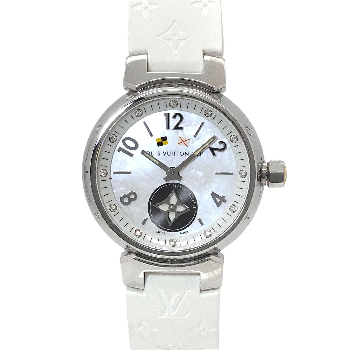 Tambour Lovely Cup PM Q12M0 Diamond White Shell Dial