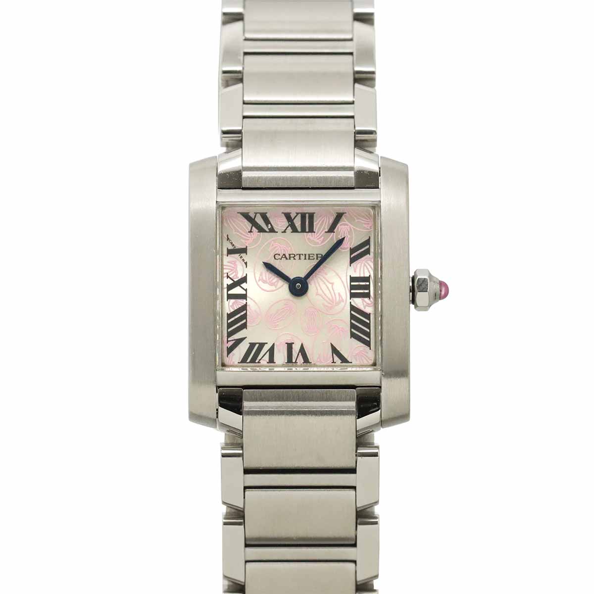 Tank Francaise SM W51031Q3 Limited Quartz Silver Pink Dial