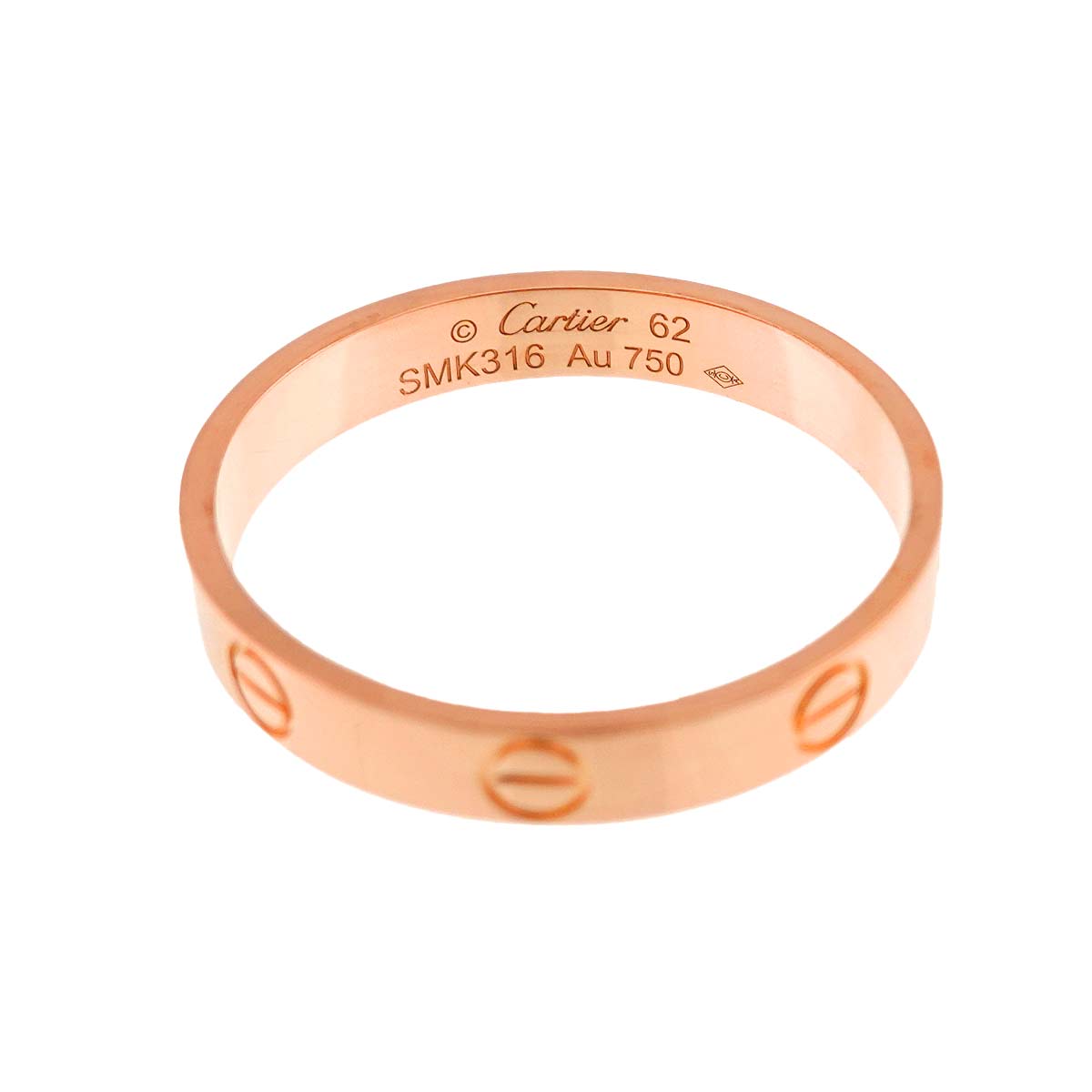 Mini Love Ring 18K Pink Gold 750 size62 9.75-10(US)