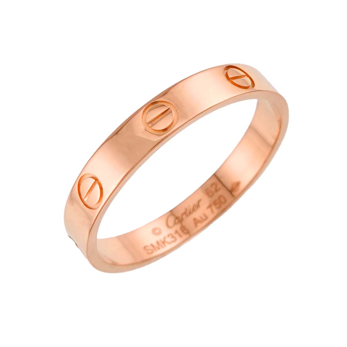 Mini Love Ring 18K Pink Gold 750 size62 9.75-10(US)