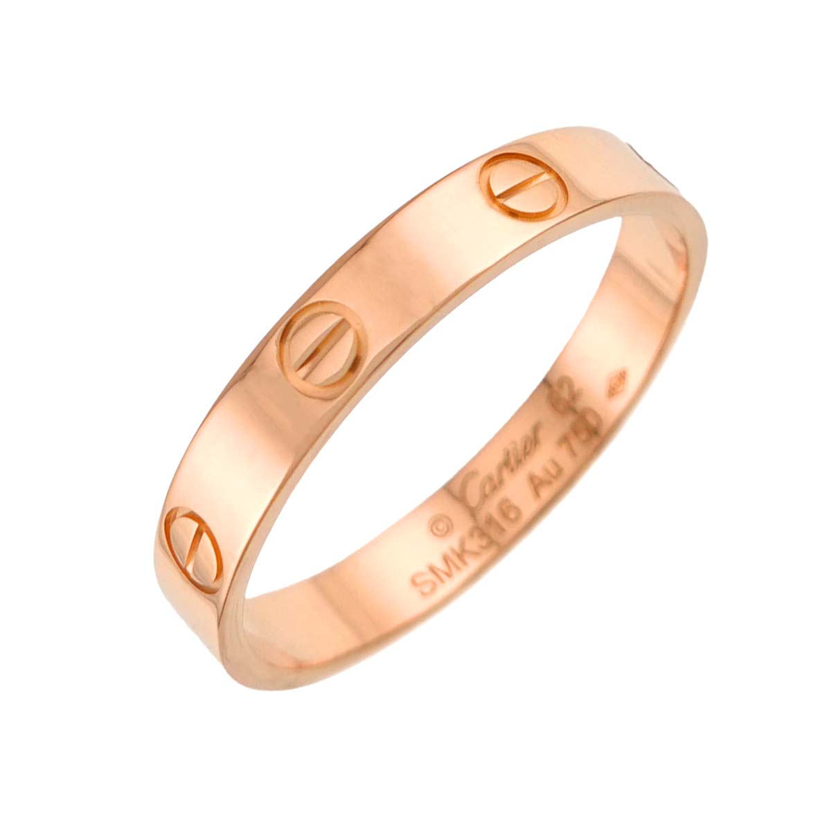 Mini Love Ring 18K Pink Gold 750 size62 9.75-10(US)