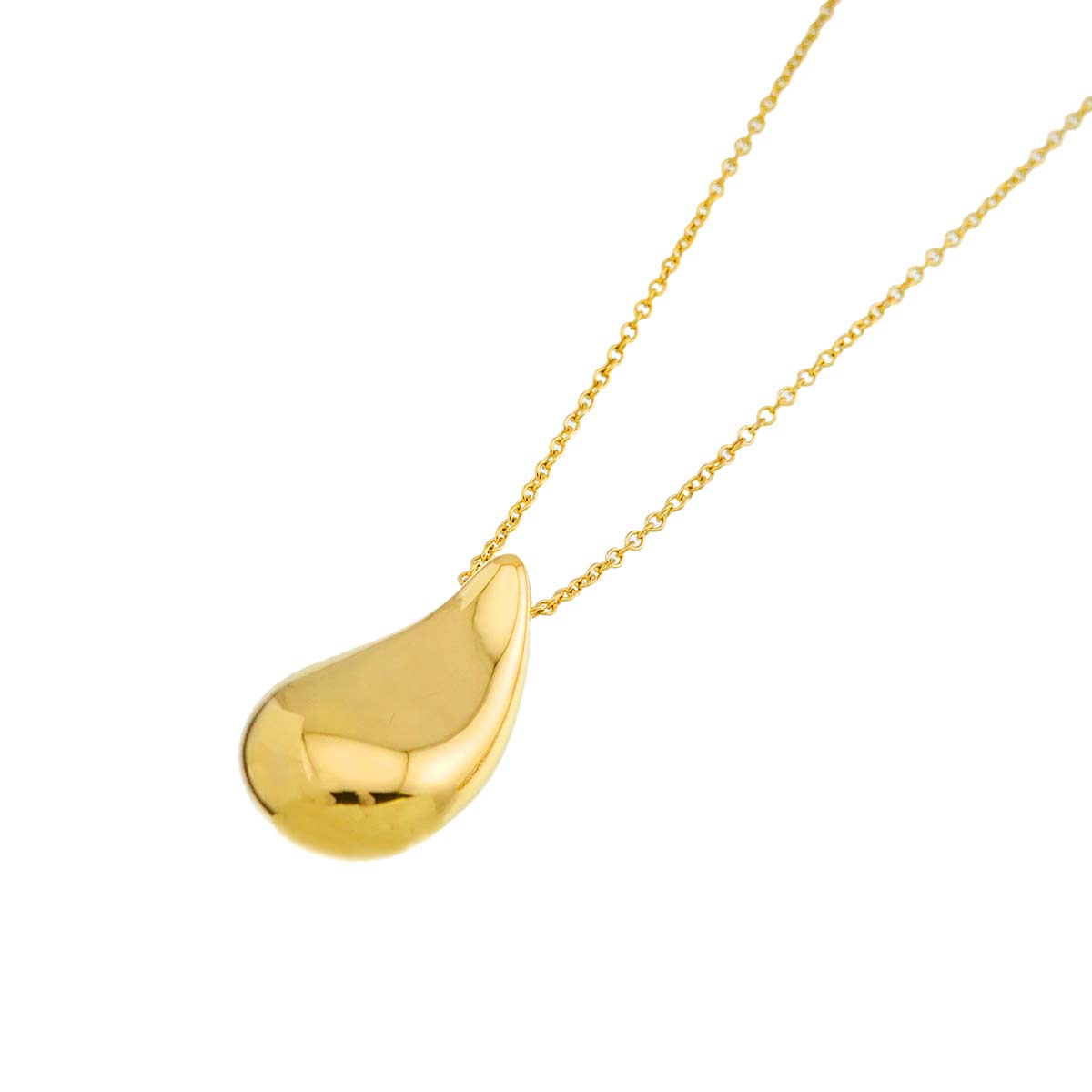 Teardrop Necklace 18K Yellow Gold 750