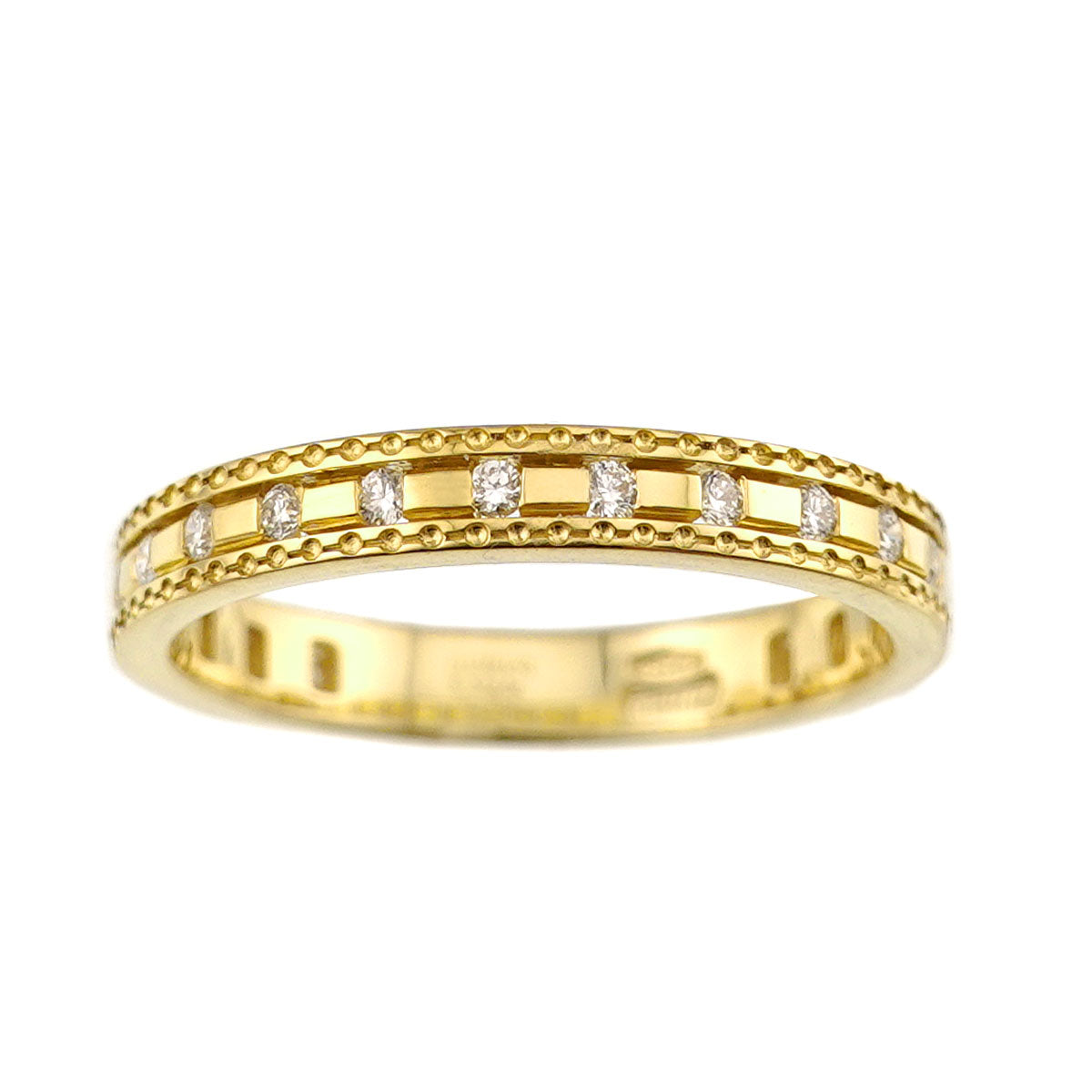 Belle Epoque Diamond Ring 18K YG 750 size4.5(US)