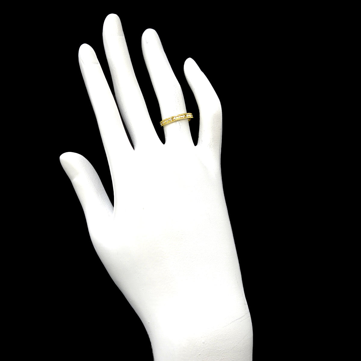 Belle Epoque Diamond Ring 18K YG 750 size4.5(US)