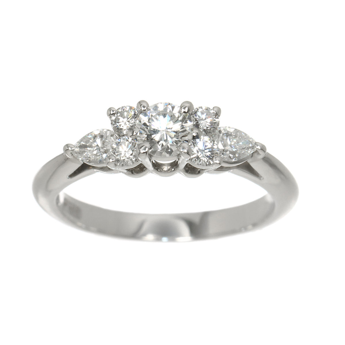Diamond Ring Platinum size4.5(US)