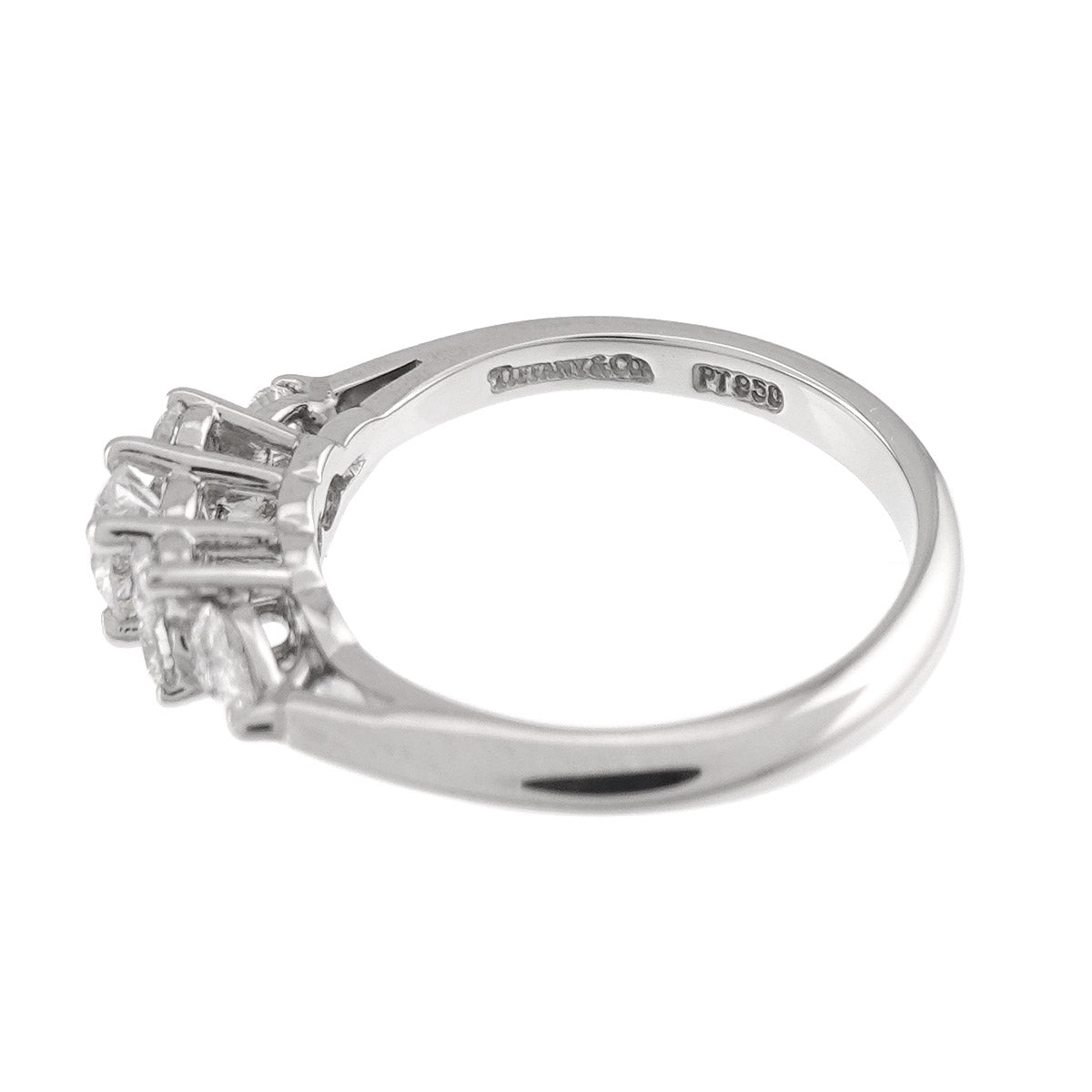 Diamond Ring Platinum size4.5(US)