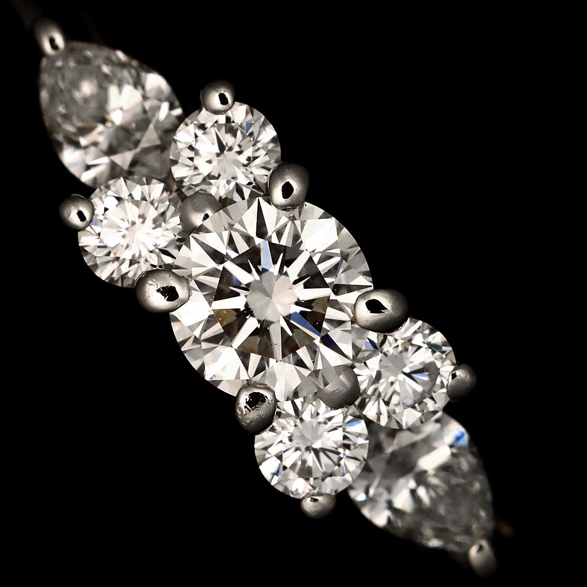 Diamond Ring Platinum size4.5(US)