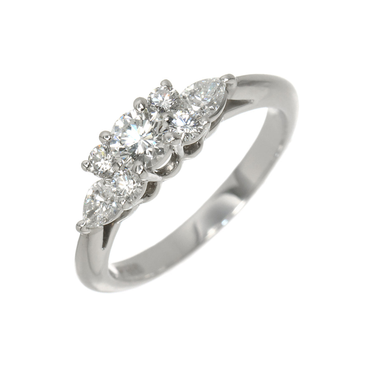 Diamond Ring Platinum size4.5(US)