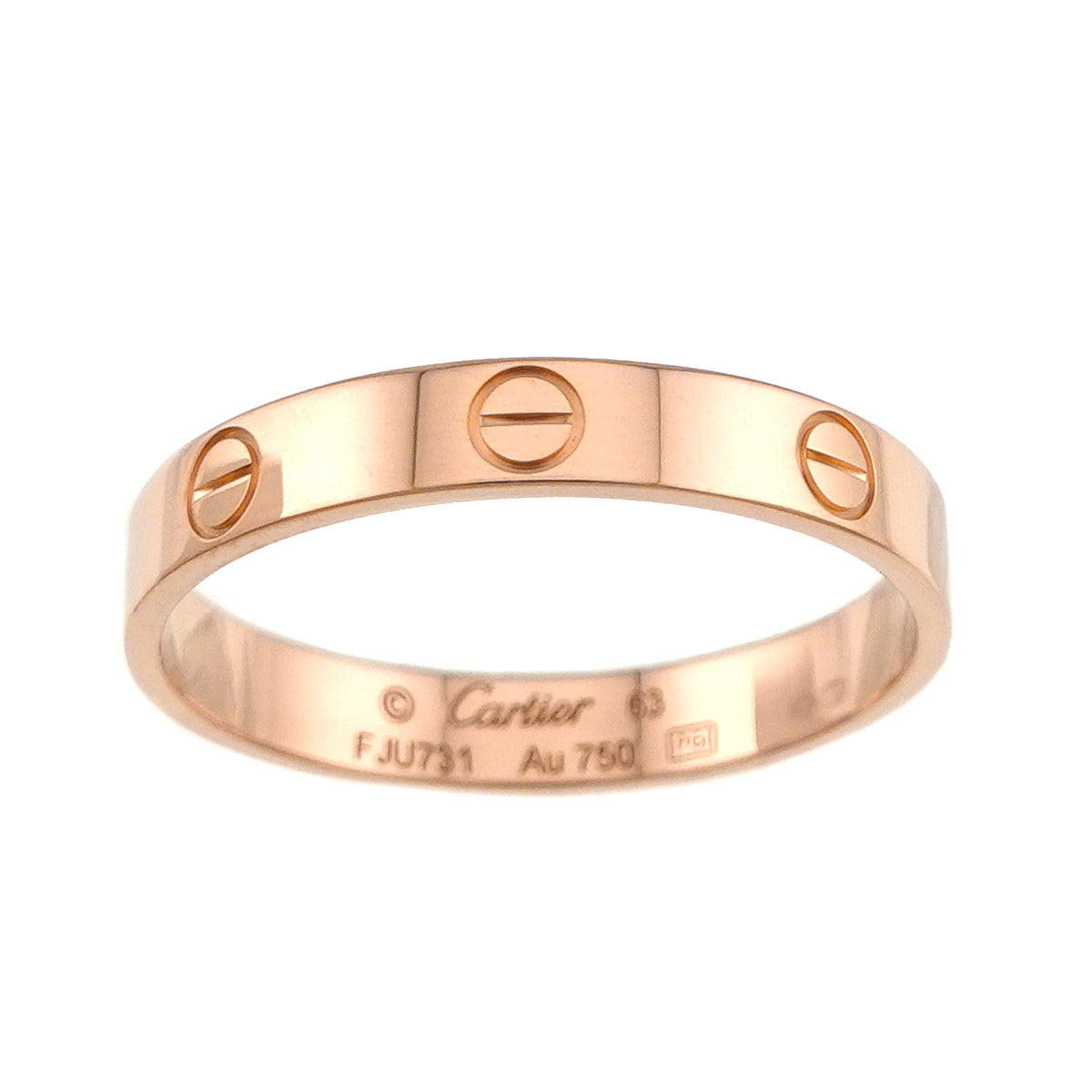 Mini Love Ring 18K Pink Gold 750 size63 9.75-10(US)