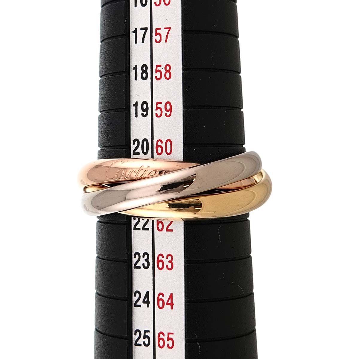 Trinity Ring K18 YG WG PG 18K 750 Size61 9-9.5(US)