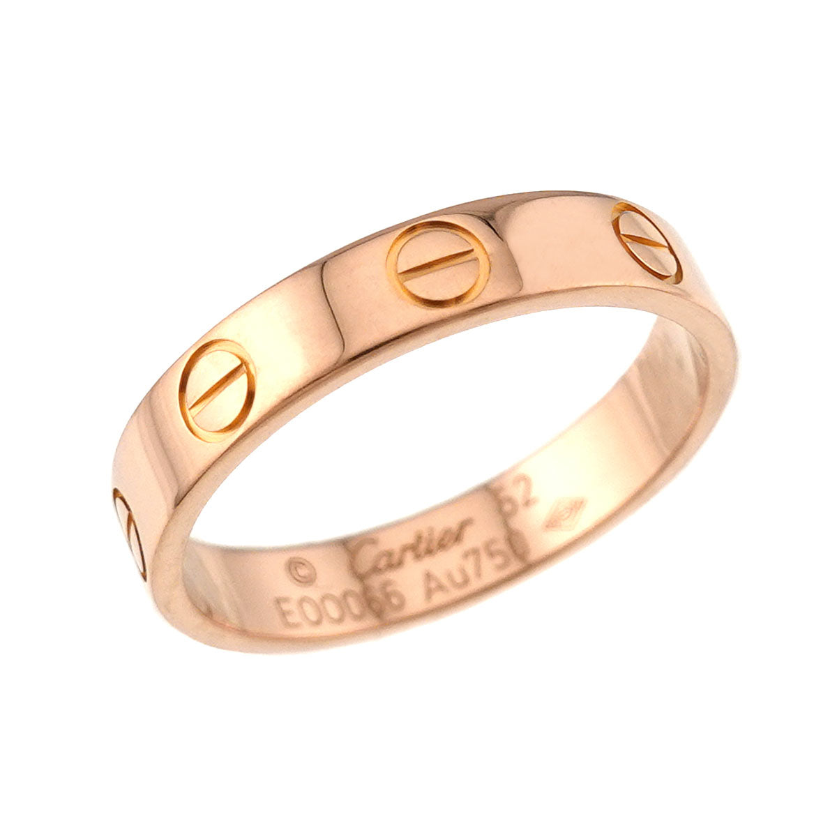 Mini Love Ring 18K Pink Gold 750 size52 5.75-6(US)