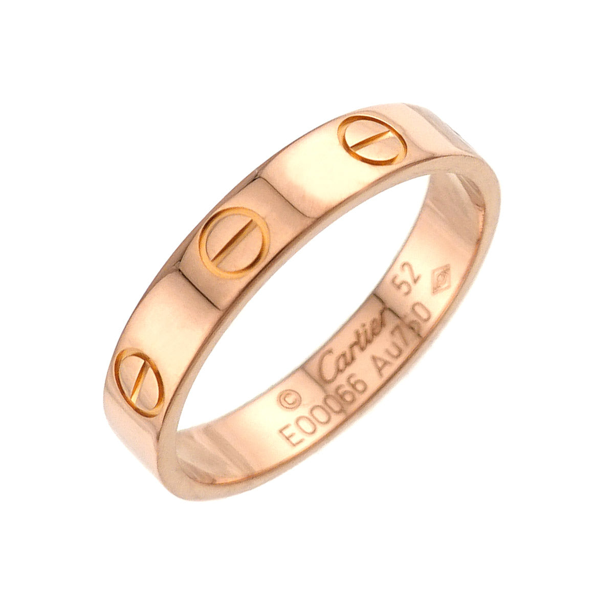 Mini Love Ring 18K Pink Gold 750 size52 5.75-6(US)