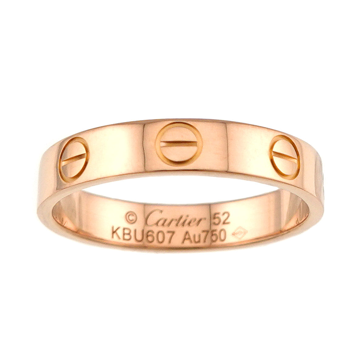 Mini Love Ring 18K Pink Gold 750 size52 6(US)