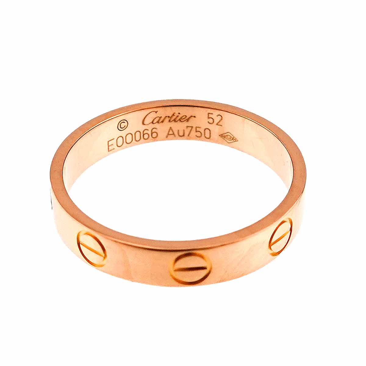Mini Love Ring 18K Pink Gold 750 size52 5.75-6(US)