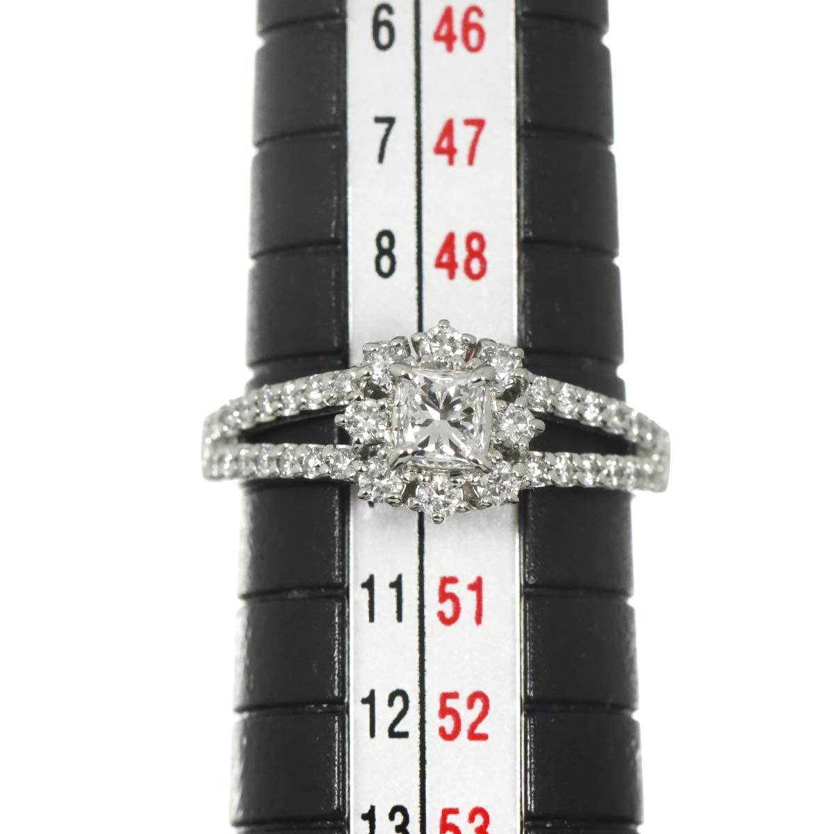 Diamond 0.319ct D/VS2 0.37ct Ring Pt Platinum size4.75-5(US)