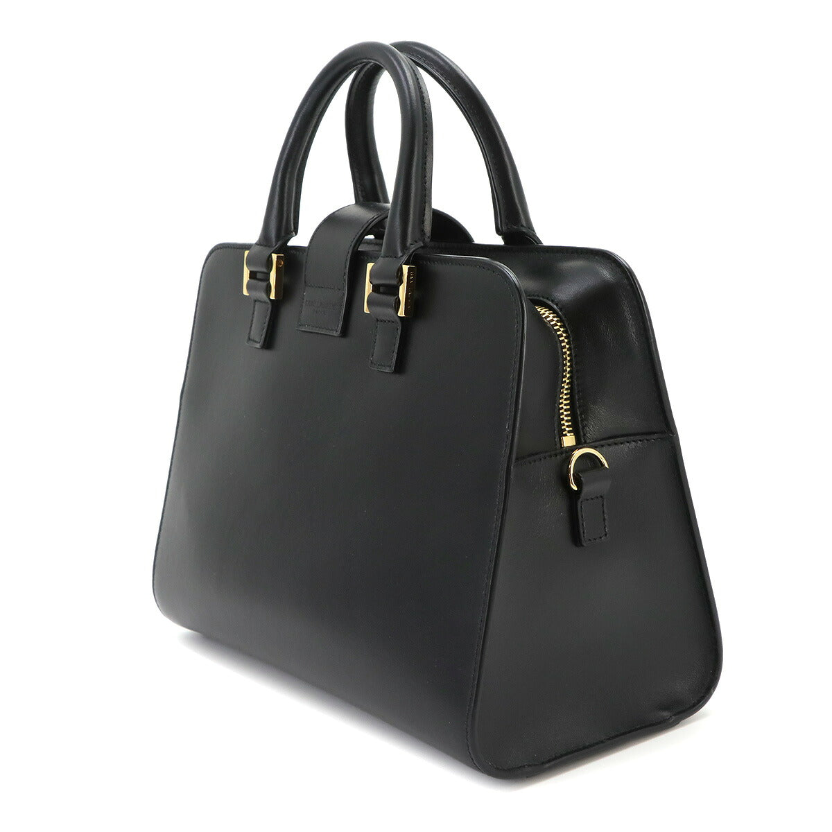 Baby Cabas Hand Shoulder Bag Leather Black 568853