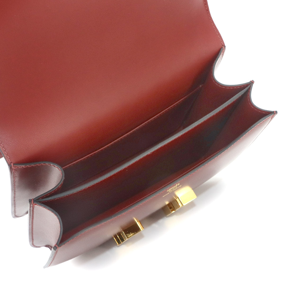 Constance3 Mini 18 Shoulder Bag Box calf Rouge H Purse