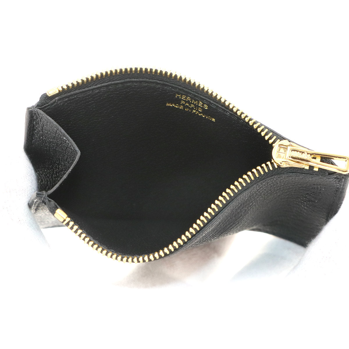 Roulis Slim Wallet Chevre Black U Purse