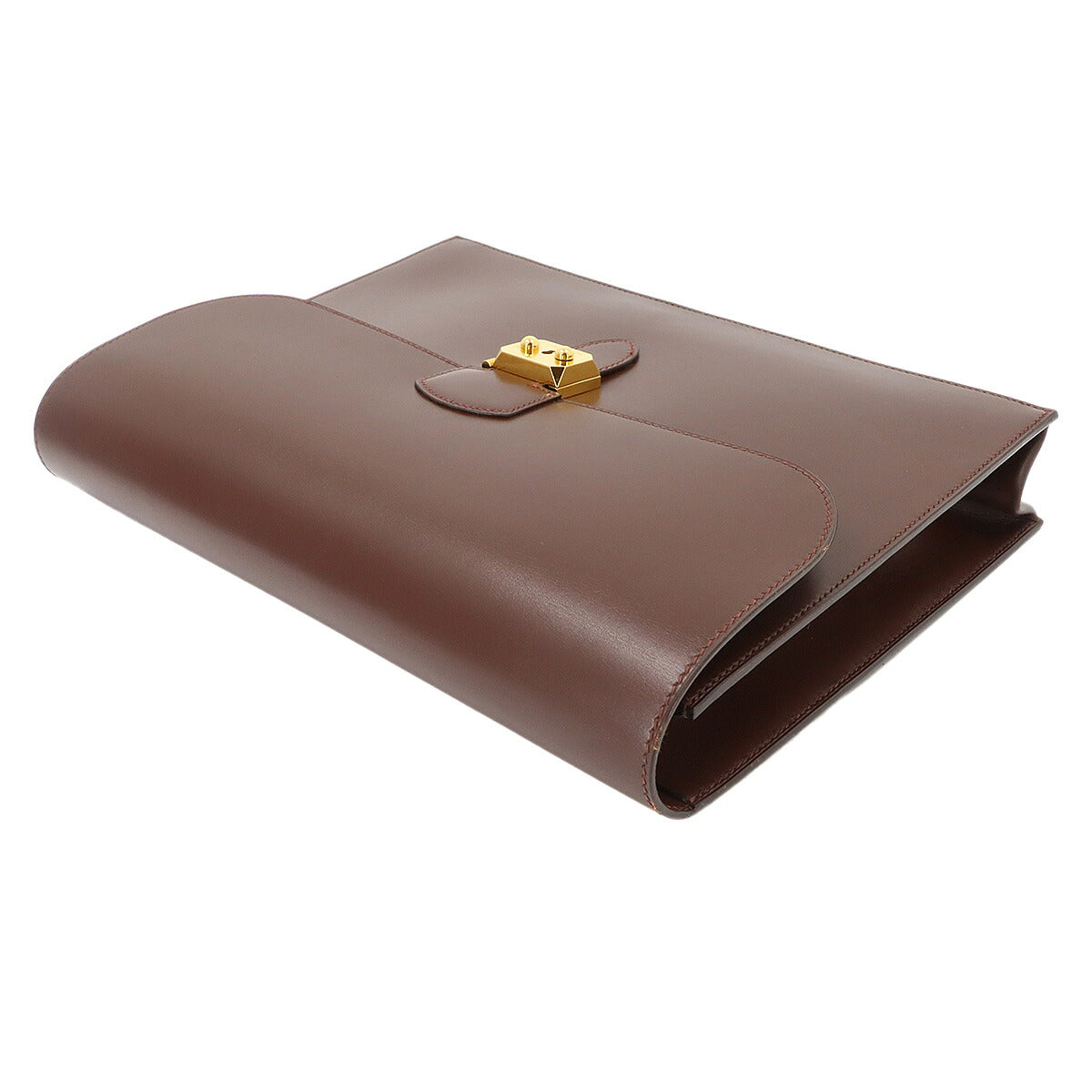 Sack A Depeche Document Case Business Bag Box calf Brown