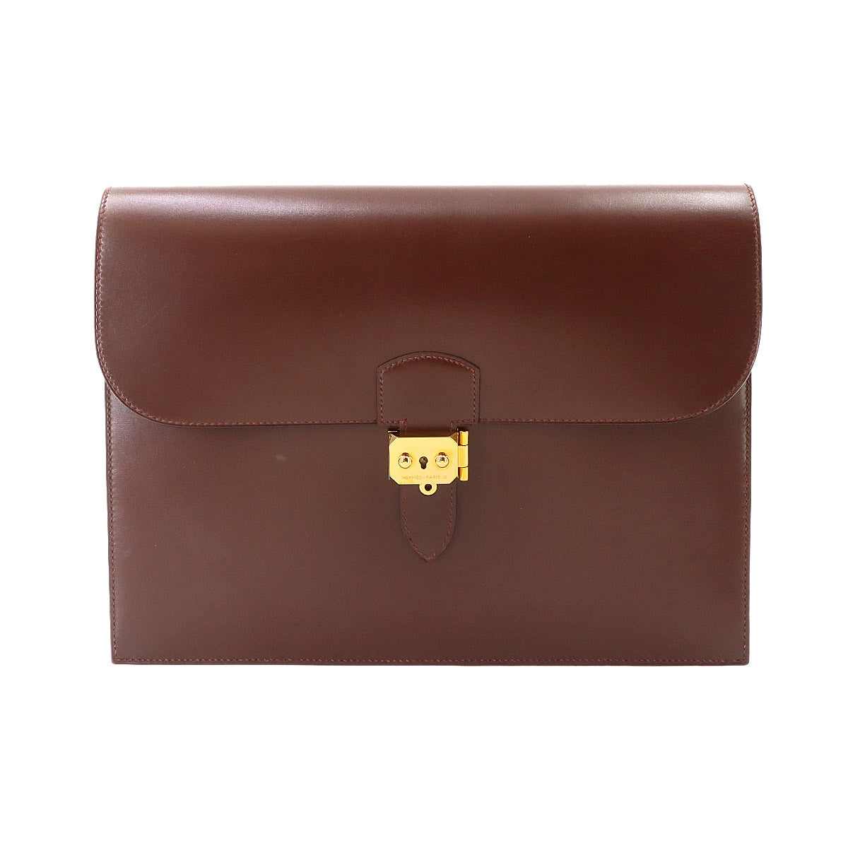 Sack A Depeche Document Case Business Bag Box calf Brown