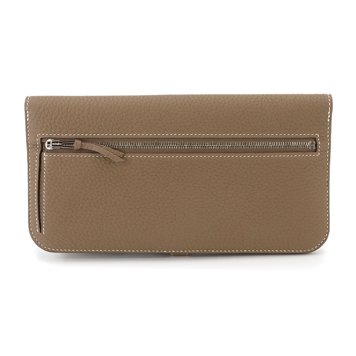 Dogon Long Wallet Togo Etoupe Purse