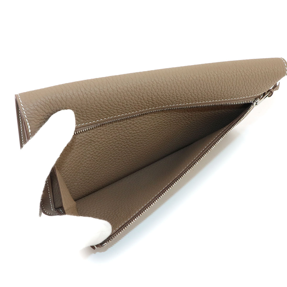 Dogon Long Wallet Togo Etoupe Purse