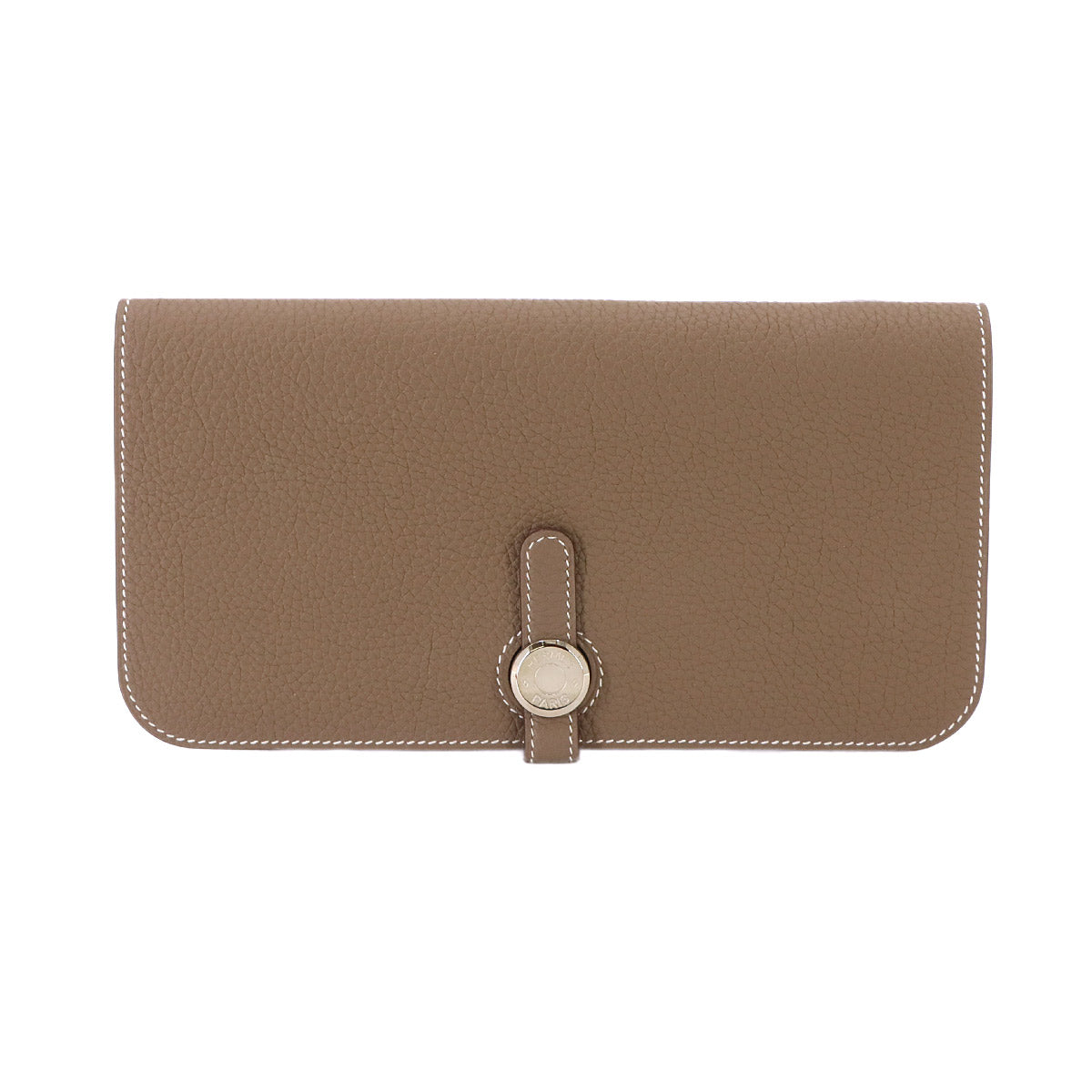 Dogon Long Wallet Togo Etoupe Purse