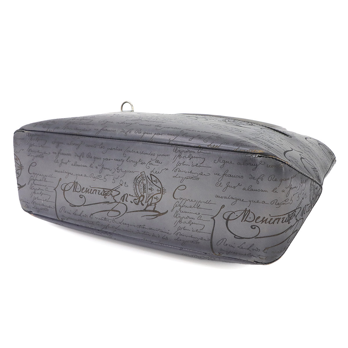 Calligraphy Toujours Mini Tote Bag Gray Purse