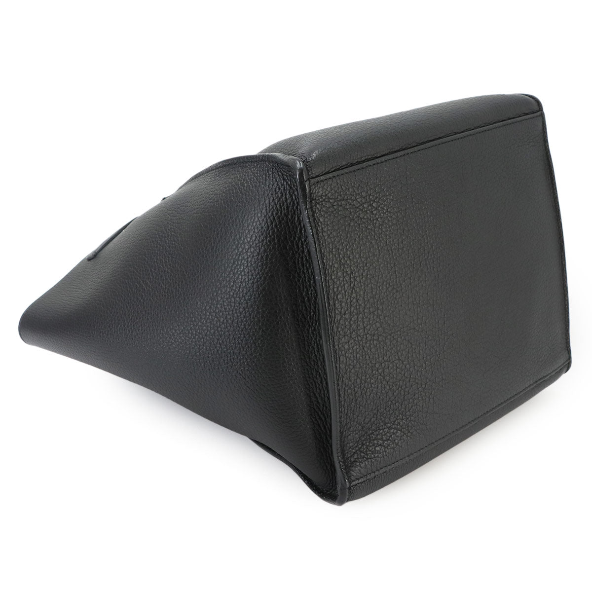 Big Bag Small With Longstrap Hand Shoulder Bag Leather Black