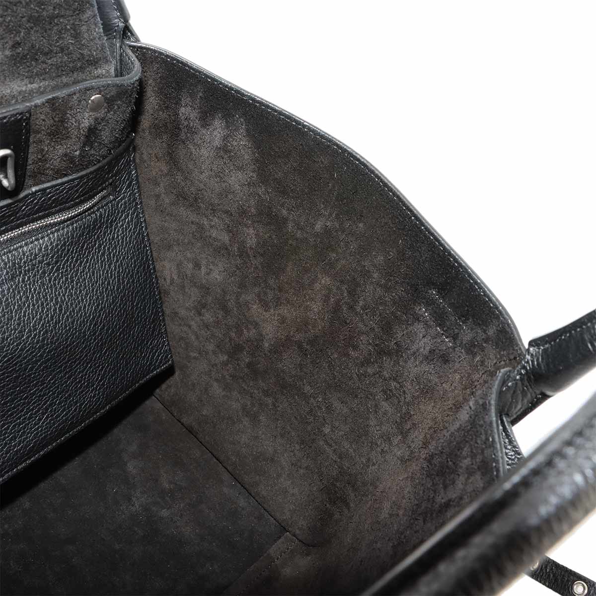 Big Bag Small With Longstrap Hand Shoulder Bag Leather Black