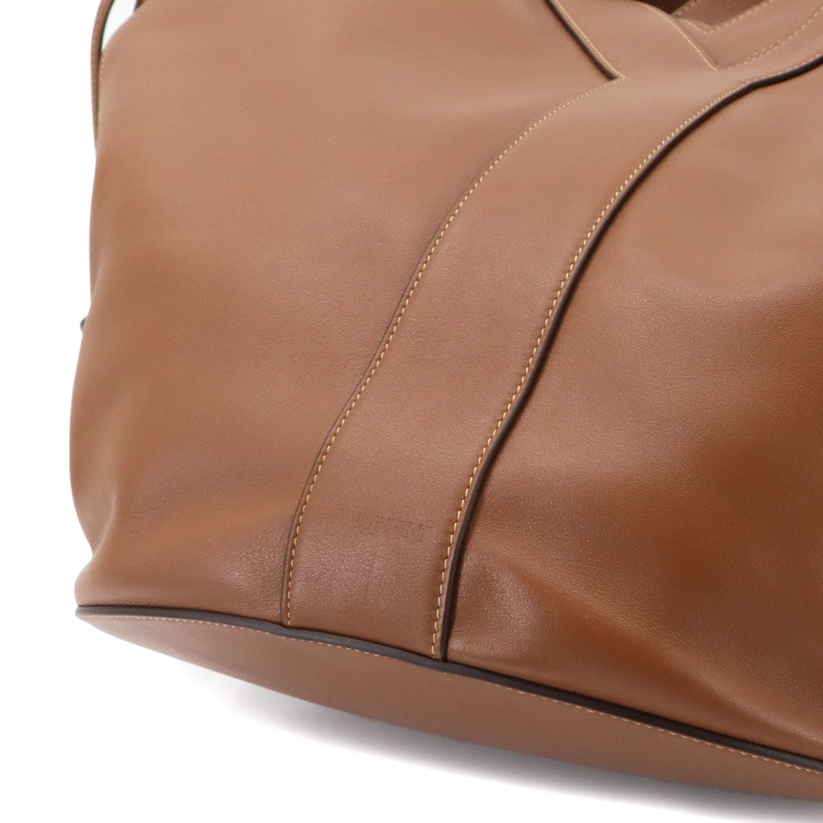 Y Hobo Tote Bag Leather Brown 833160 Purse