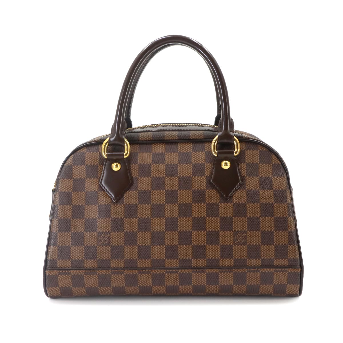 Damier Duomo Hand Bag Ebene Brown N60008 Purse