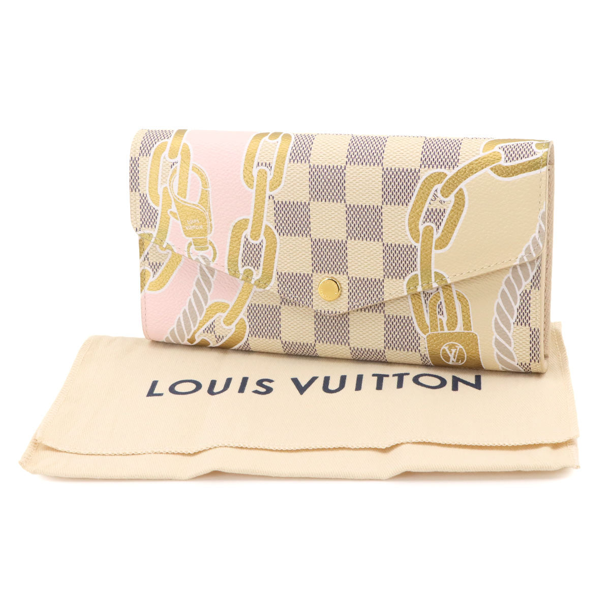 Damier Azur Nautical Portefeuille Sarah NM Wallet