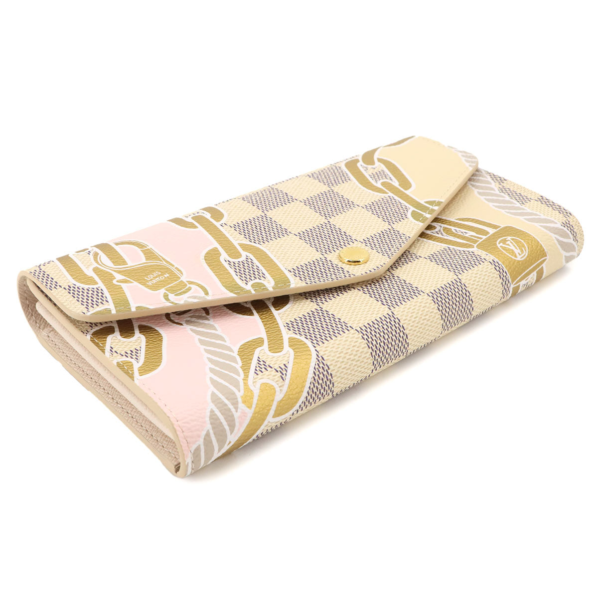 Damier Azur Nautical Portefeuille Sarah NM Wallet