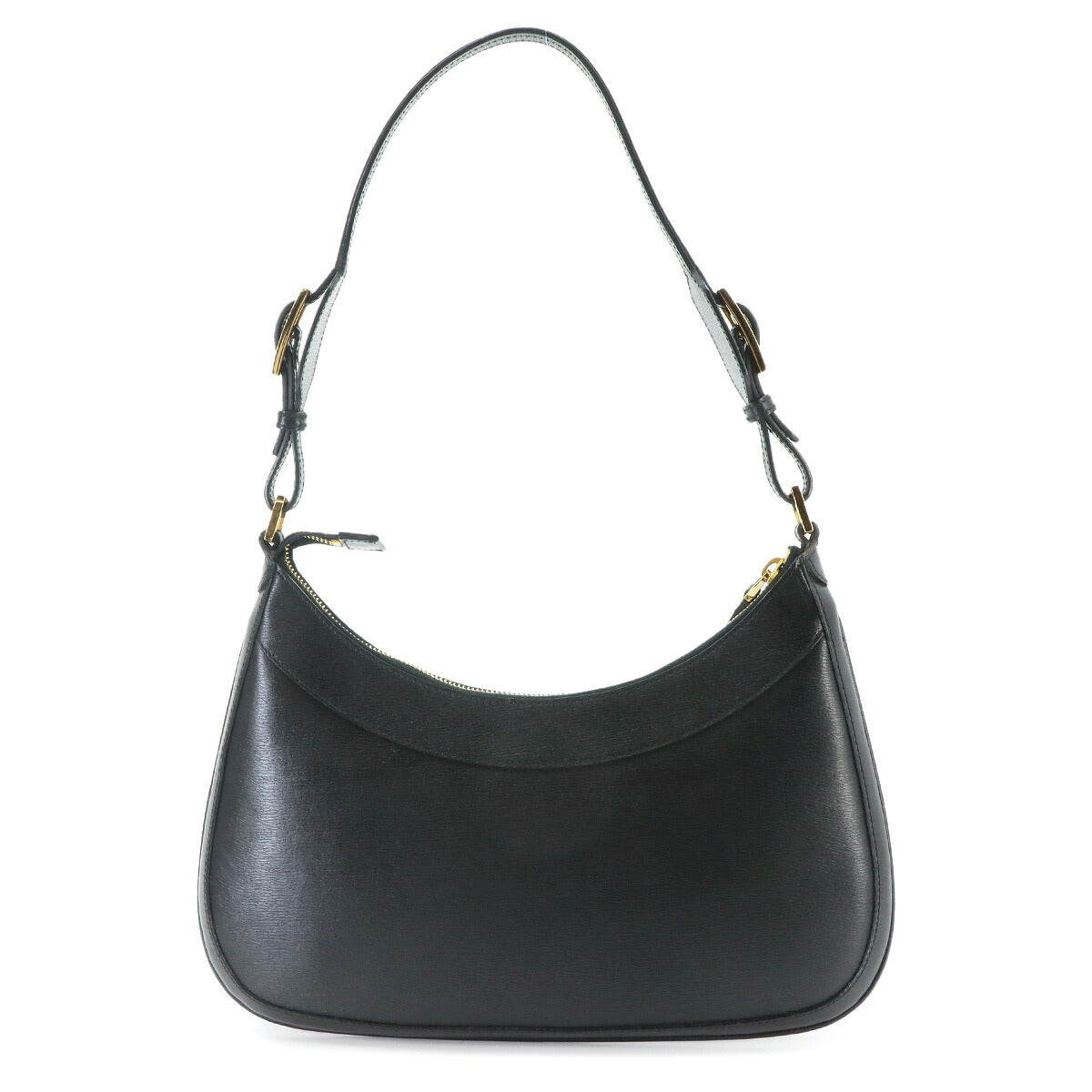 Shoulder Bag Leather Black 0014128 Purse