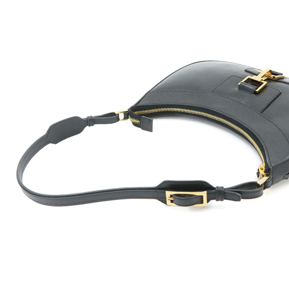 Shoulder Bag Leather Black 0014128 Purse