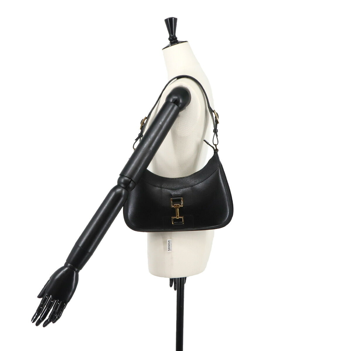 Shoulder Bag Leather Black 0014128 Purse