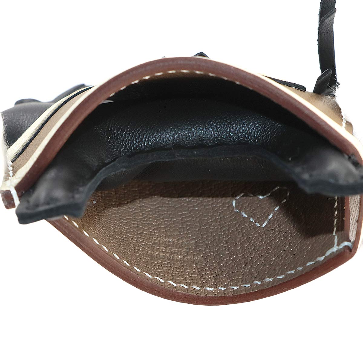 Rodeo Robeo Coeur PM Bag Charm Agneau Milo Black