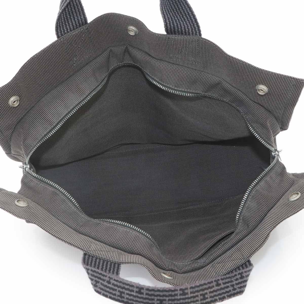 Herline Tote PM Bag Canvas Gray Unisex Purse