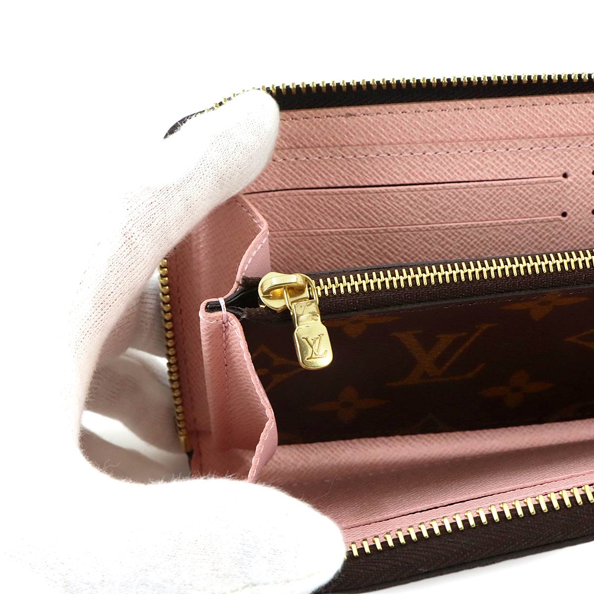 Monogram Clemence Wallet Rose Ballerine M61298 Purse