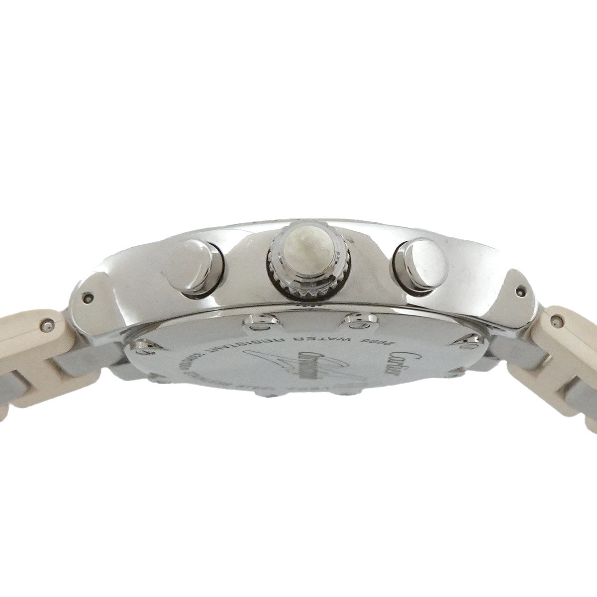 Must 21 Chronoscaph W10197U2 Quartz White Dial Ladies Watch