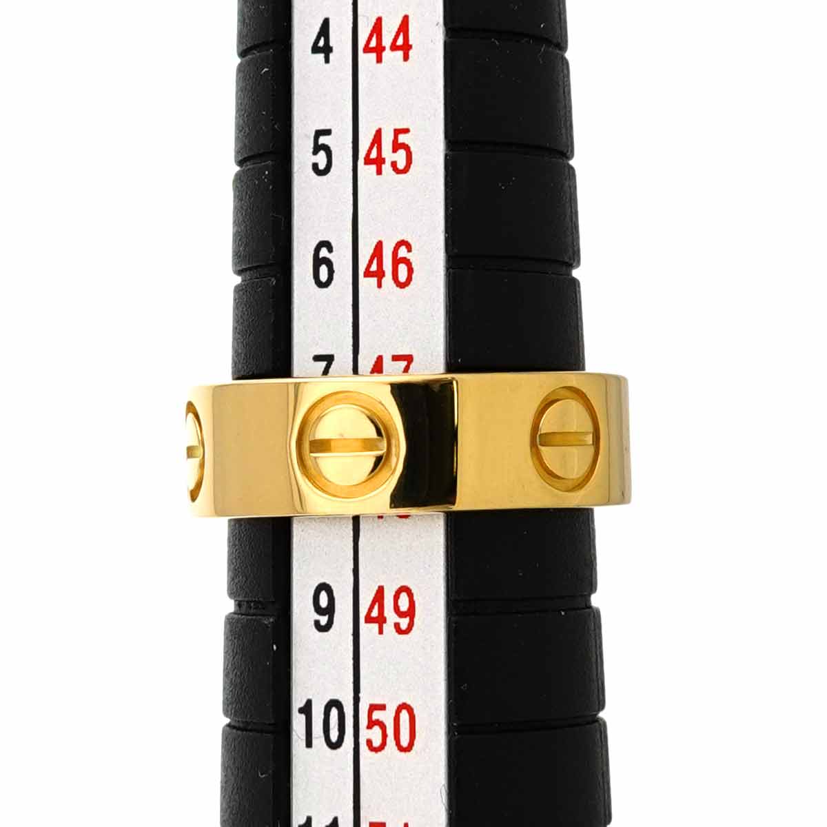 Love Ring 18K YG Yellow Gold 750 size48 4-4.5(US)