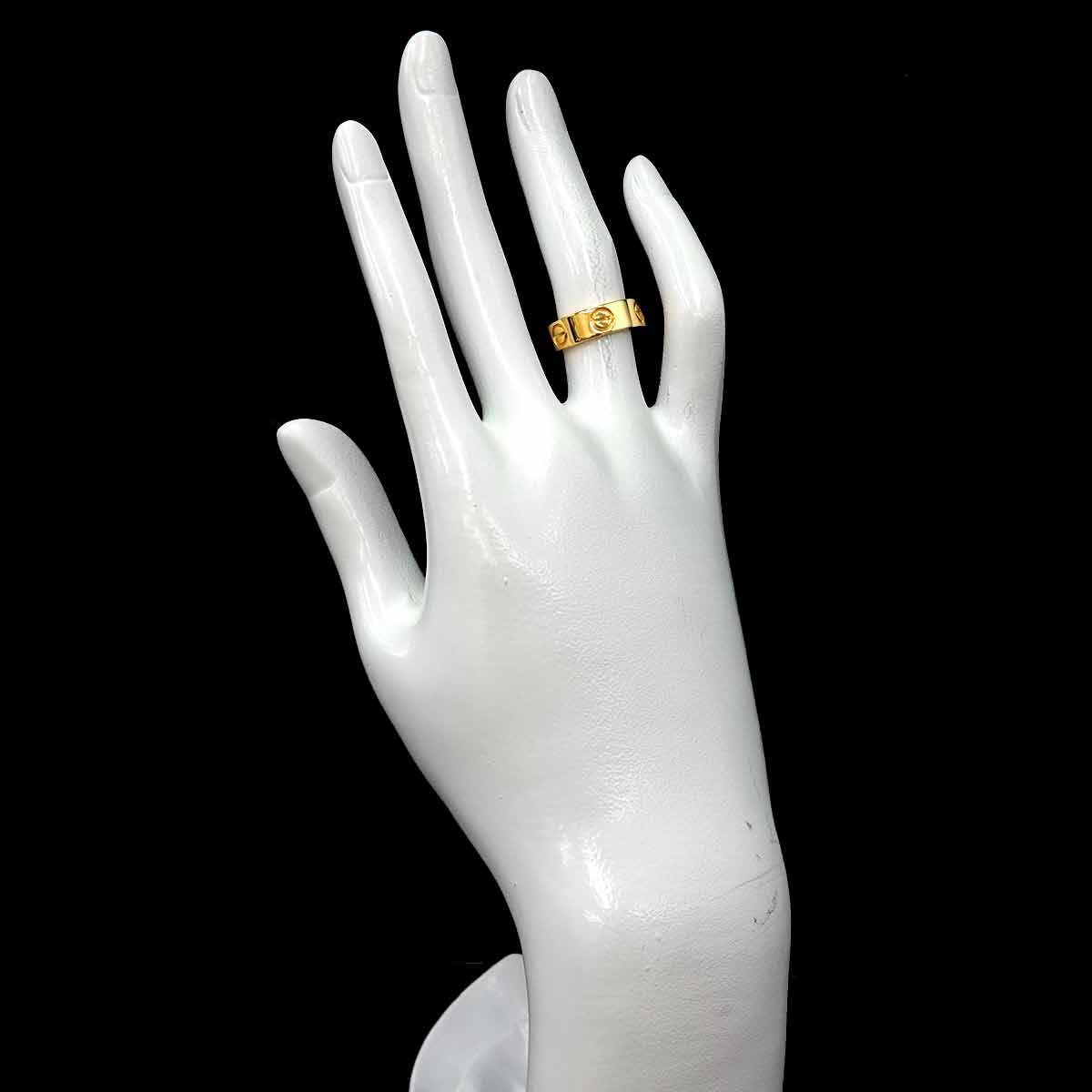 Love Ring 18K YG Yellow Gold 750 size48 4-4.5(US)