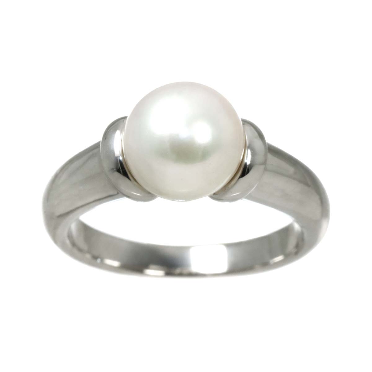 Akoya Pearl 8.5mm Ring Platinum size6.25-6.5(US)