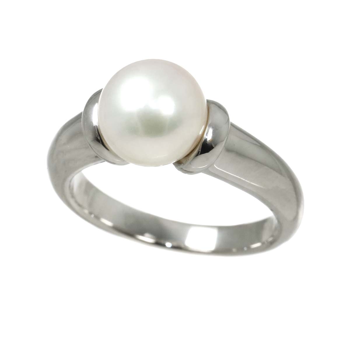 Akoya Pearl 8.5mm Ring Platinum size6.25-6.5(US)